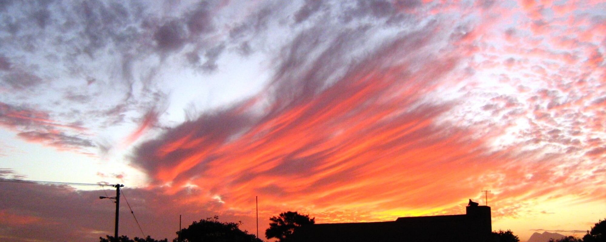 South African Sunset Painted By The Master Scientist